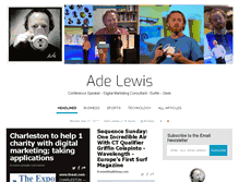 Tablet Screenshot of adelewis.com